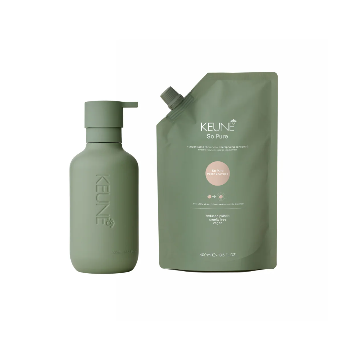 SO PURE POLISH SHAMPOO REFILL 400ml - Image 3